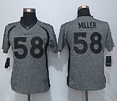 Women Limited Nike Denver Broncos #58 Miller Stitched Gridiron Gray Jersey,baseball caps,new era cap wholesale,wholesale hats